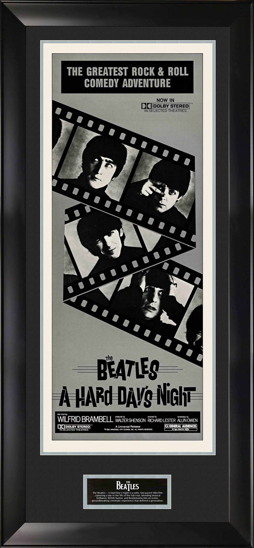 The Beatles - A Hard Day's Night Movie Poster