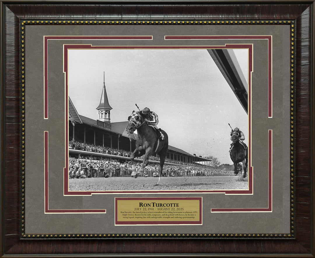 Secretariat with Ron Turcotte - 1973 Kentucky Derby