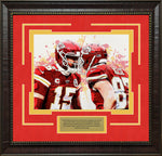 Load image into Gallery viewer, Patrick Mahomes &amp; Travis Kelce - Kansas City Chiefs Art
