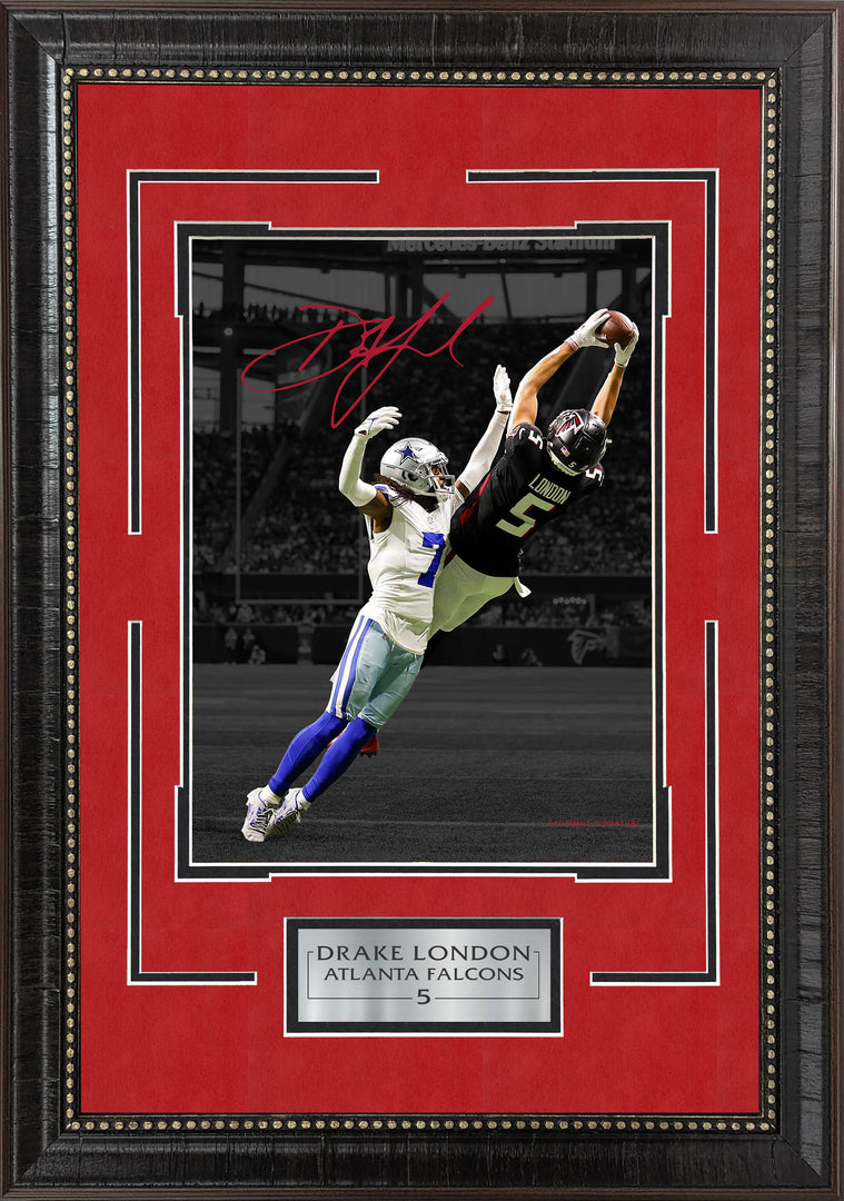 Drake London - Atlanta Falcons - Spotlight with Facsimile Signature
