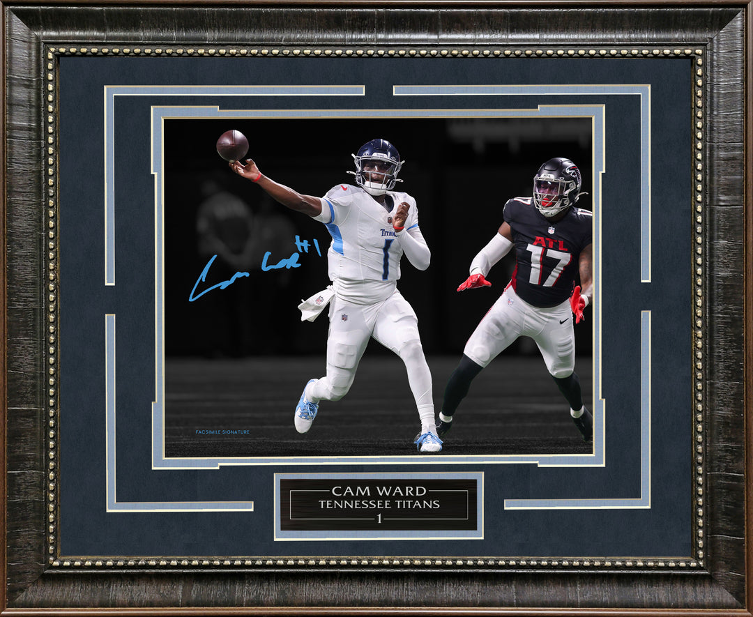 Cam Ward - Tennessee Titans - Spotlight with Facsimile Signature