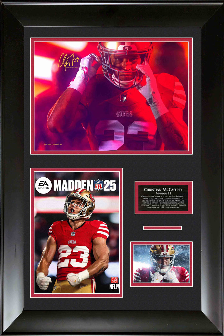 Christian McCaffrey - San Francisco 49ers - Madden 25 Game Cover