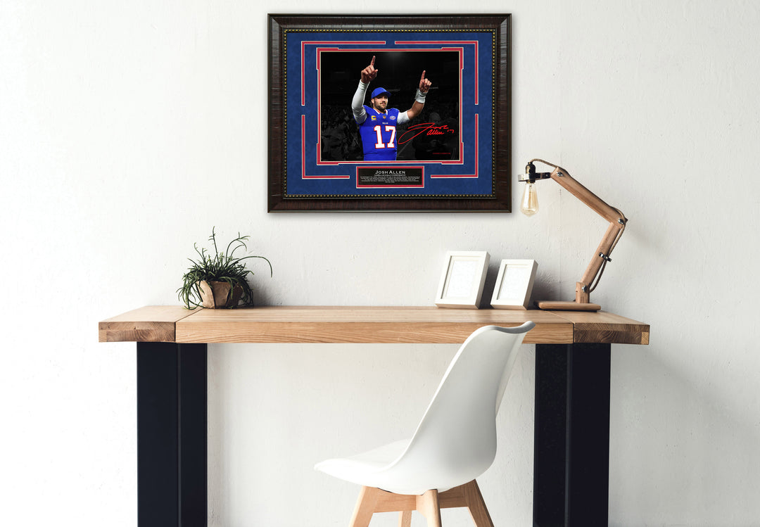 Josh Allen - Buffalo Bills - Spotlight with Facsimile Signature