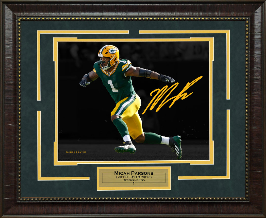 Micah Parsons - Green Bay Packers - Spotlight with Facsimile Signature