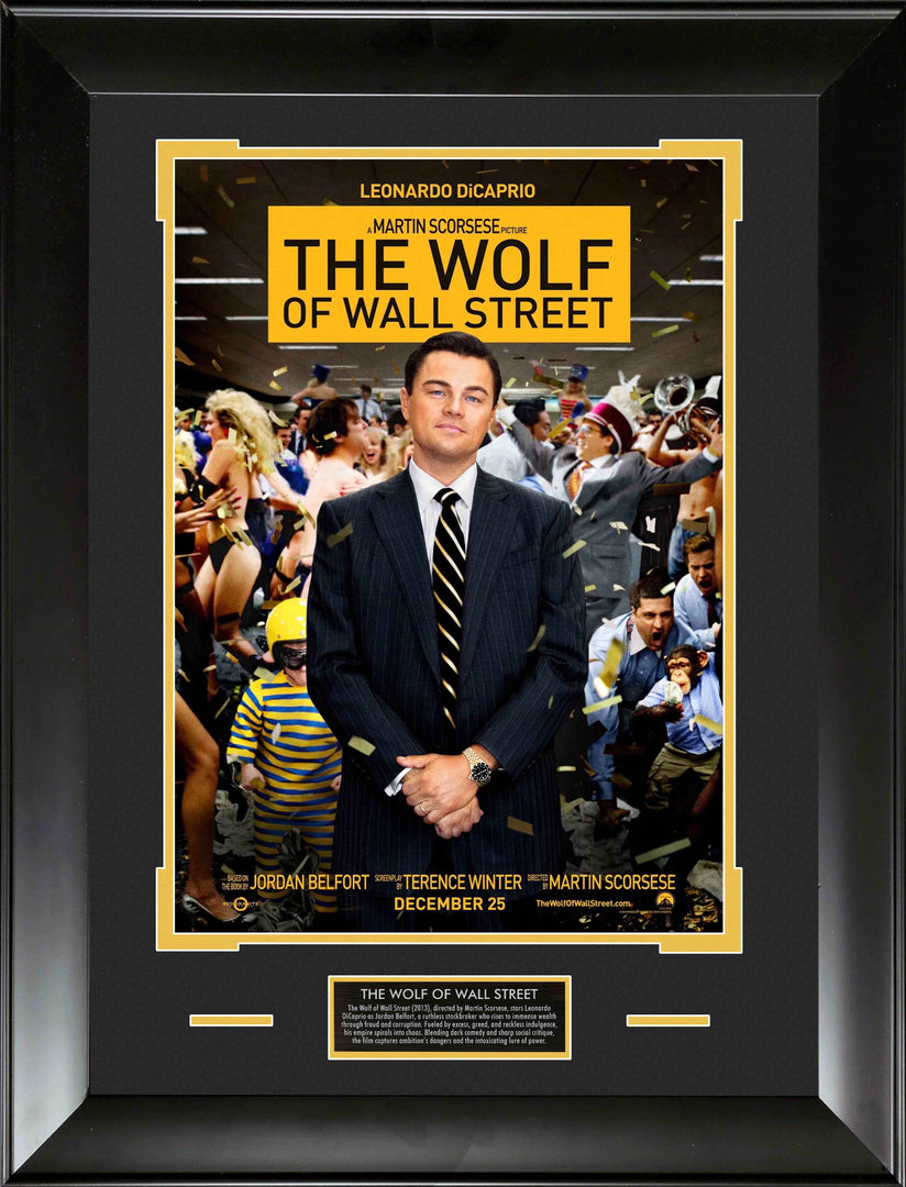 The Wolf of Wall Street Movie Poster