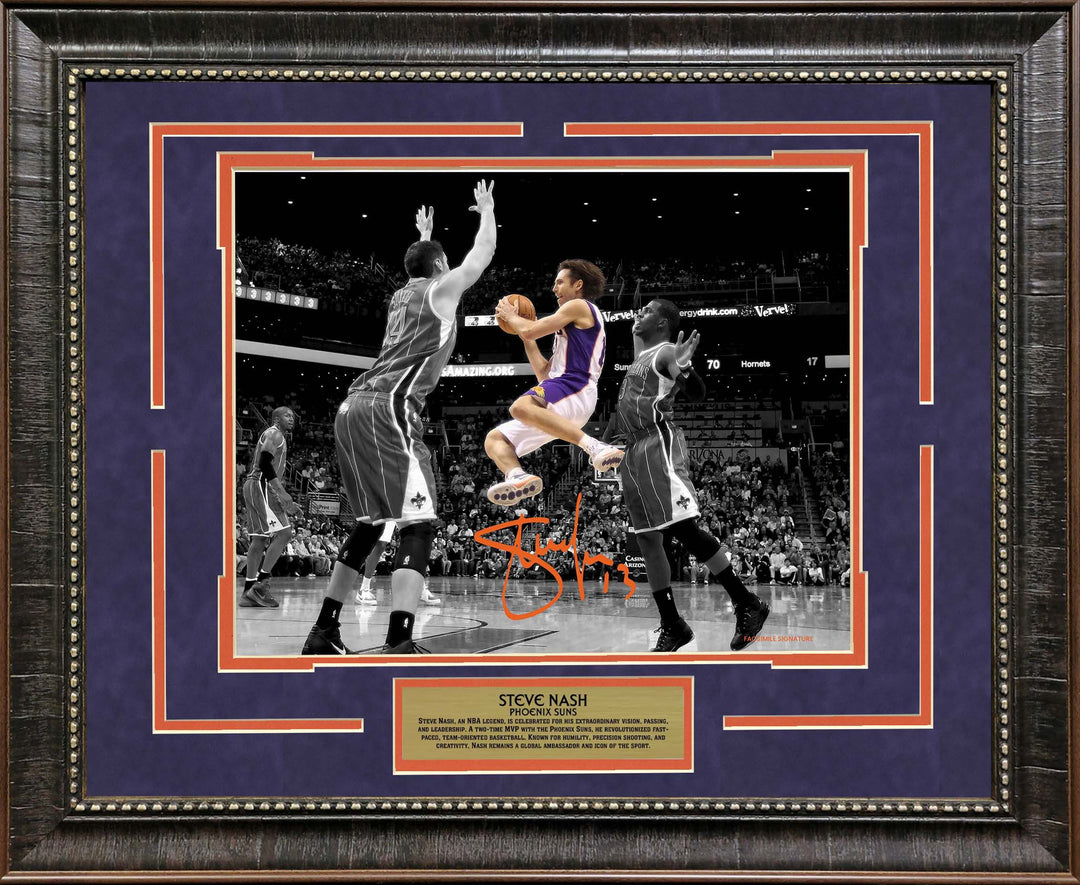 Steve Nash - Phoenix Suns - Spotlight with Facsimile Signature