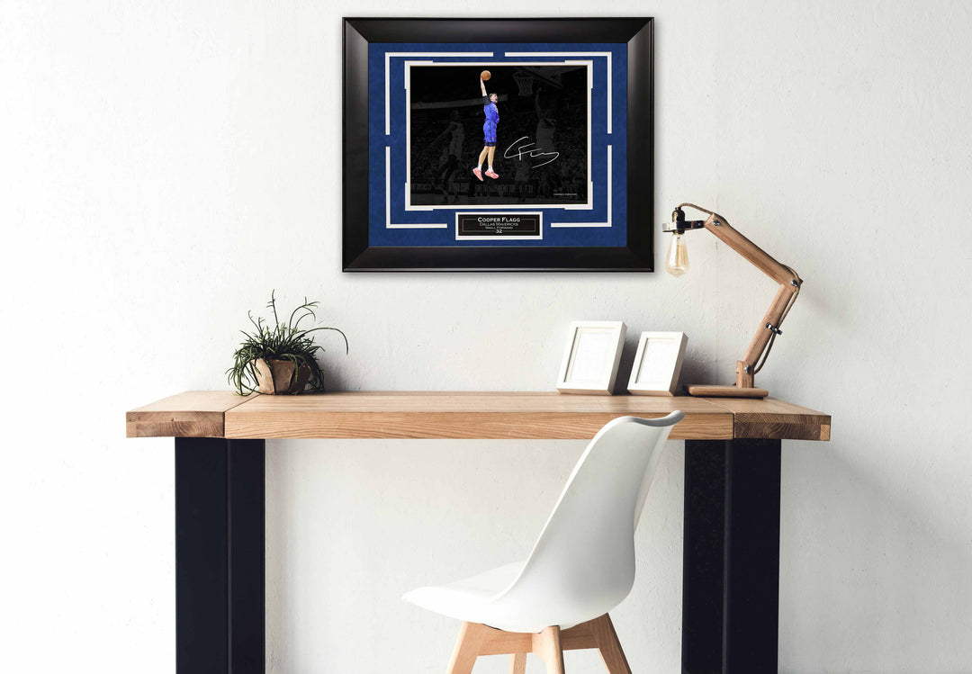 Cooper Flagg - Dallas Mavericks - Spotlight with Facsimile Signature