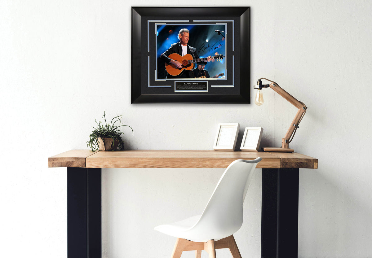 Randy Travis with Facsimile Signature