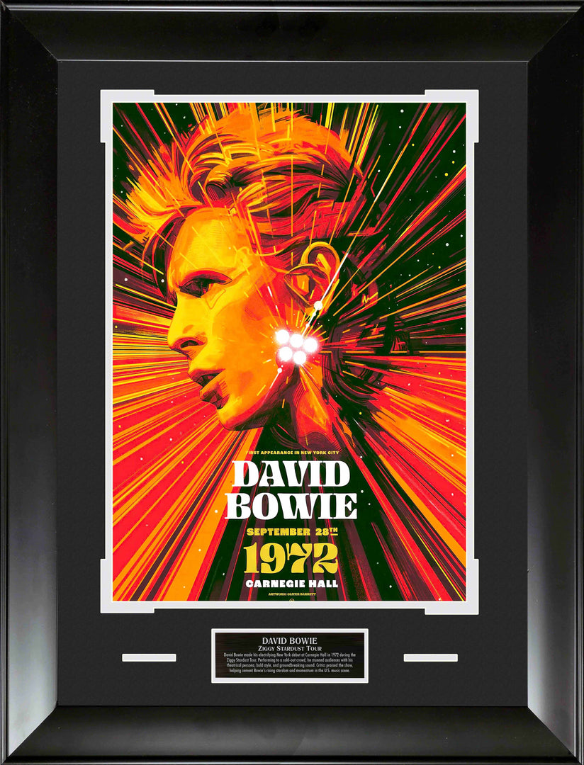 David Bowie - 1972 Ziggy Stardust Tour Poster