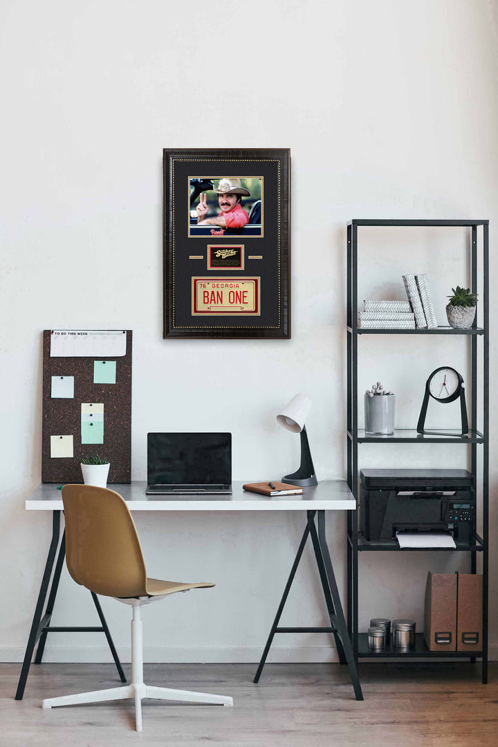 Smokey and the Bandit with a Replica Plate