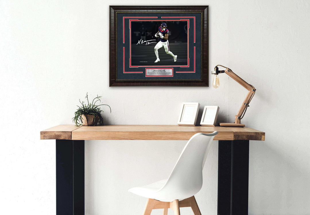Nico Collins - Houston Texans - Spotlight with Facsimile Signature