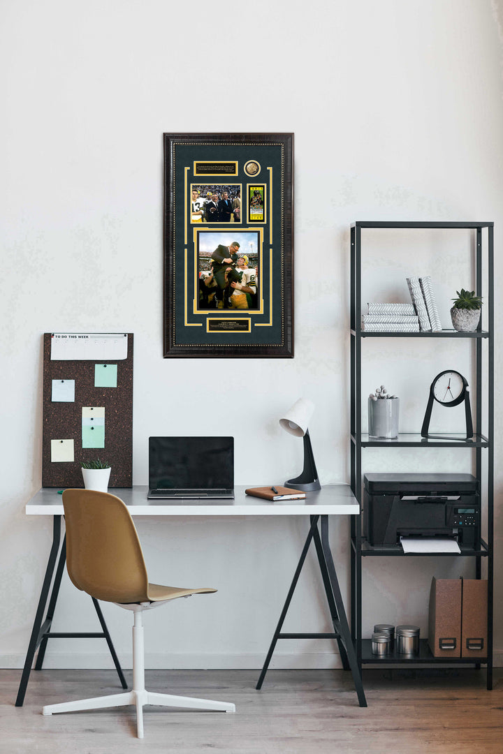 Vince Lombardi - Green Bay Packers - Super Bowl II with Replica Super Bowl Ticket and Commemorative Coin