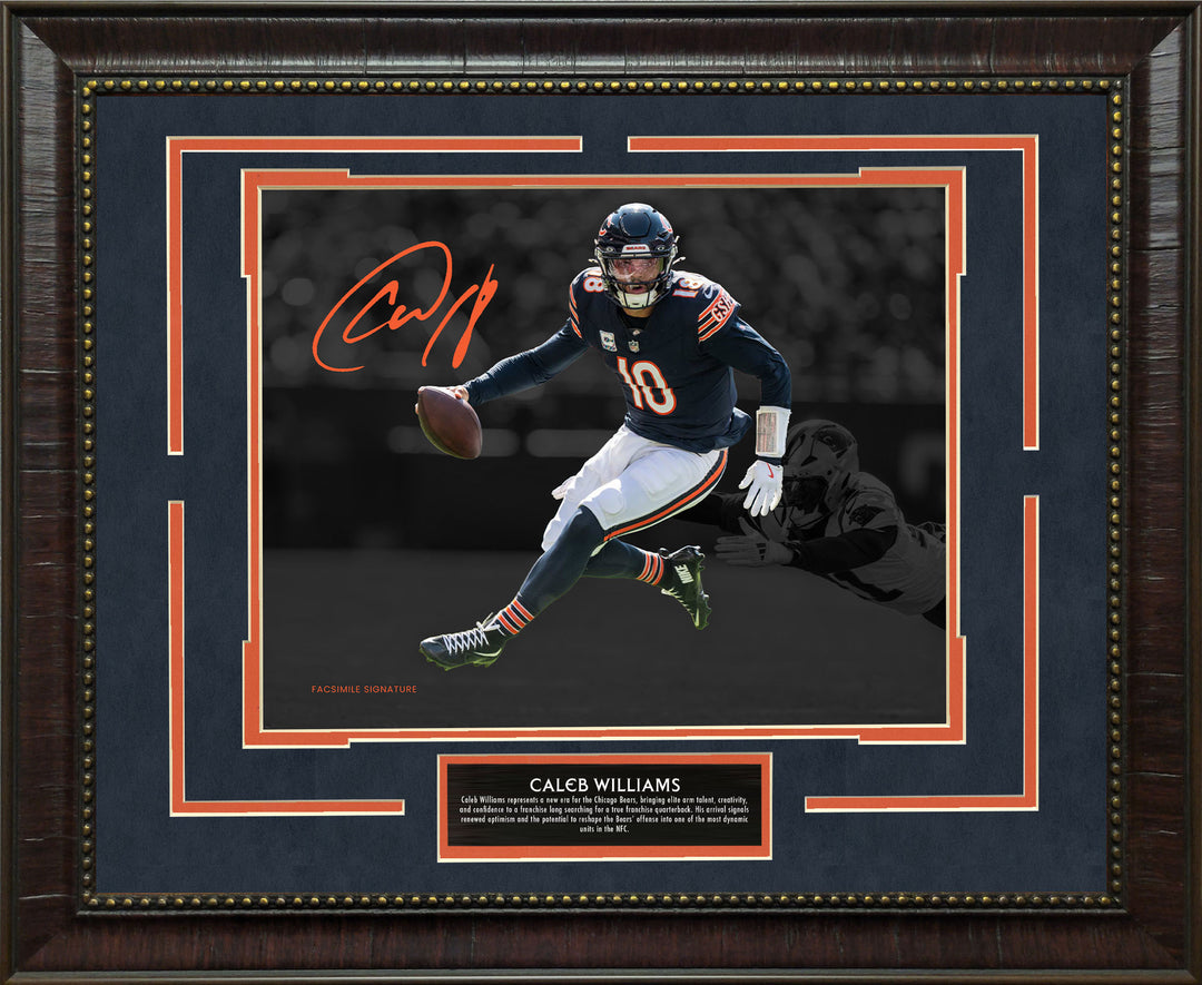 Caleb Williams - Chicago Bears - Spotlight wth Facsimile Signature
