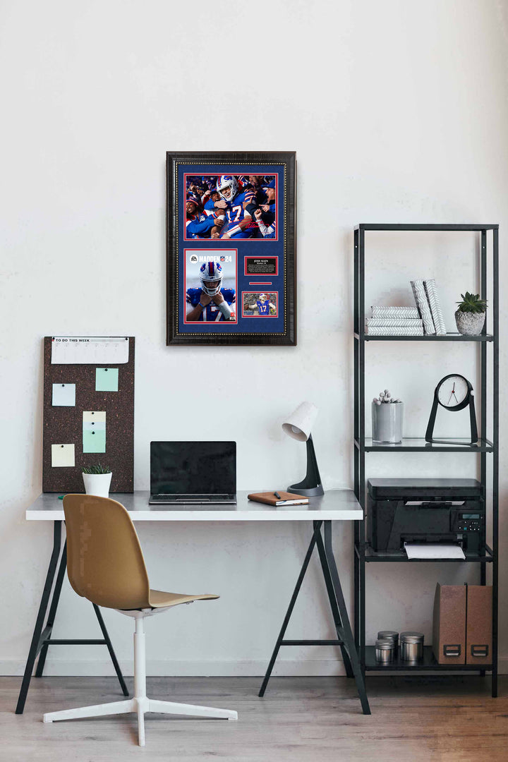 Josh Allen - Buffalo Bills - Madden 24 with Facsimile Signature