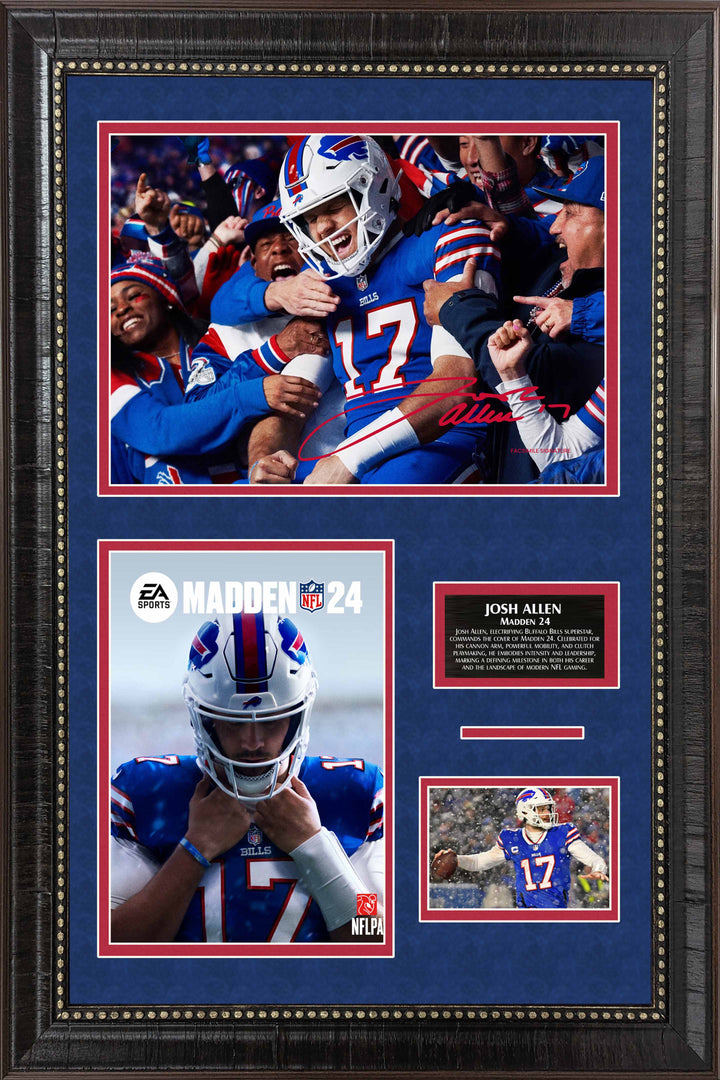 Josh Allen - Buffalo Bills - Madden 24 with Facsimile Signature