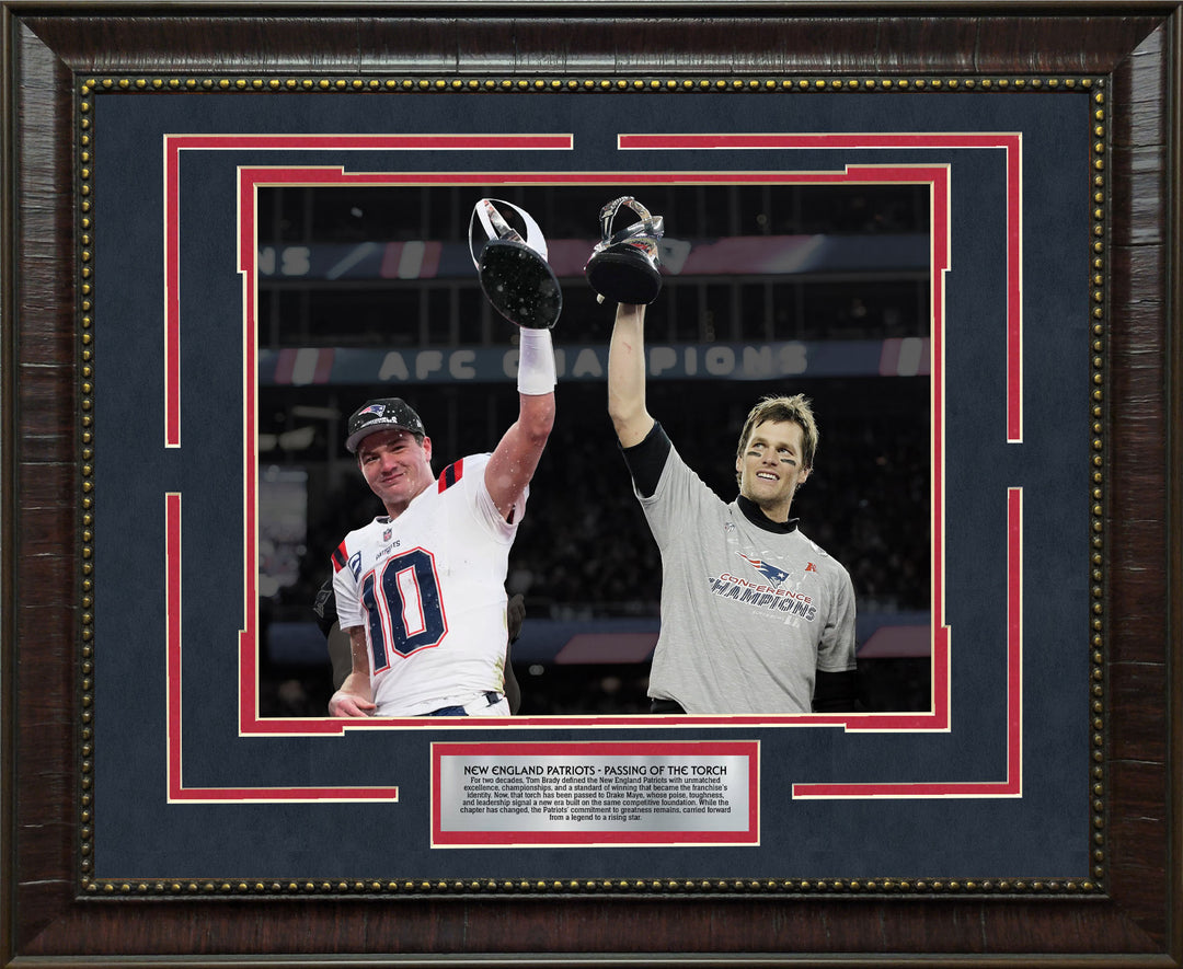 Drake Maye & Tom Brady - New England Patriots - Passing the Torch