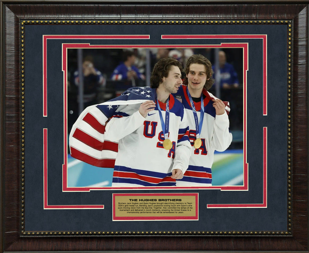 Quinn Hughes & Jack Hughes - Team USA Men's Hockey - 2026 Olympic Gold