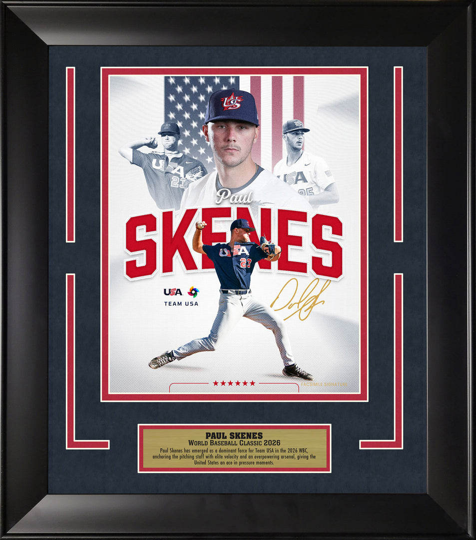 Paul Skenes - Team USA - 2026 World Baseball Classic with Facsimile Signature