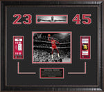 Load image into Gallery viewer, Michael Jordan - Chicago Bulls - with Replica Game Tickets