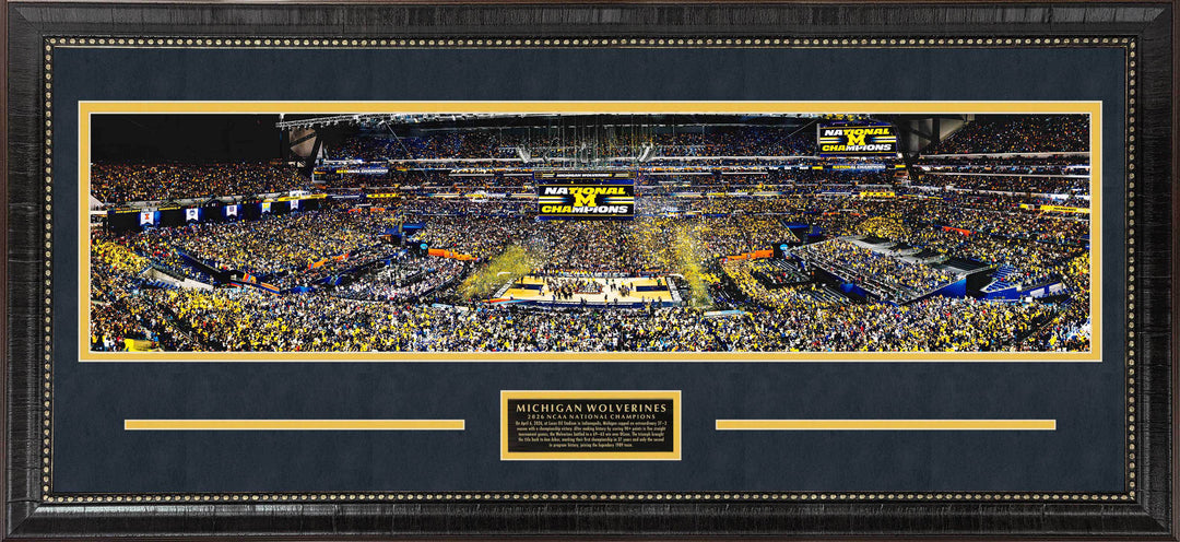 Michigan Wolverines 2026 National Champions Panorama