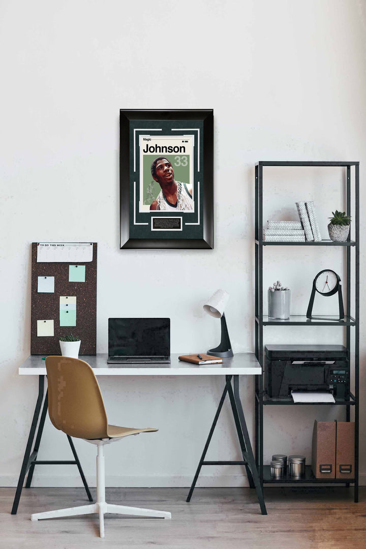 Magic Johnson - Michigan State - Mid-Century Art