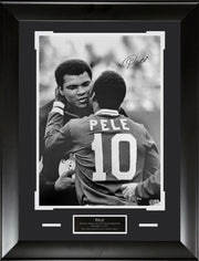 Pele Mystery Box featuring Autographed Pele Framed Photo