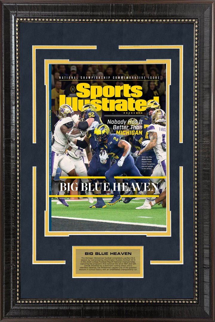 Michigan Wolverines - 2024 BCS National Champions - Si Commemorative Cover