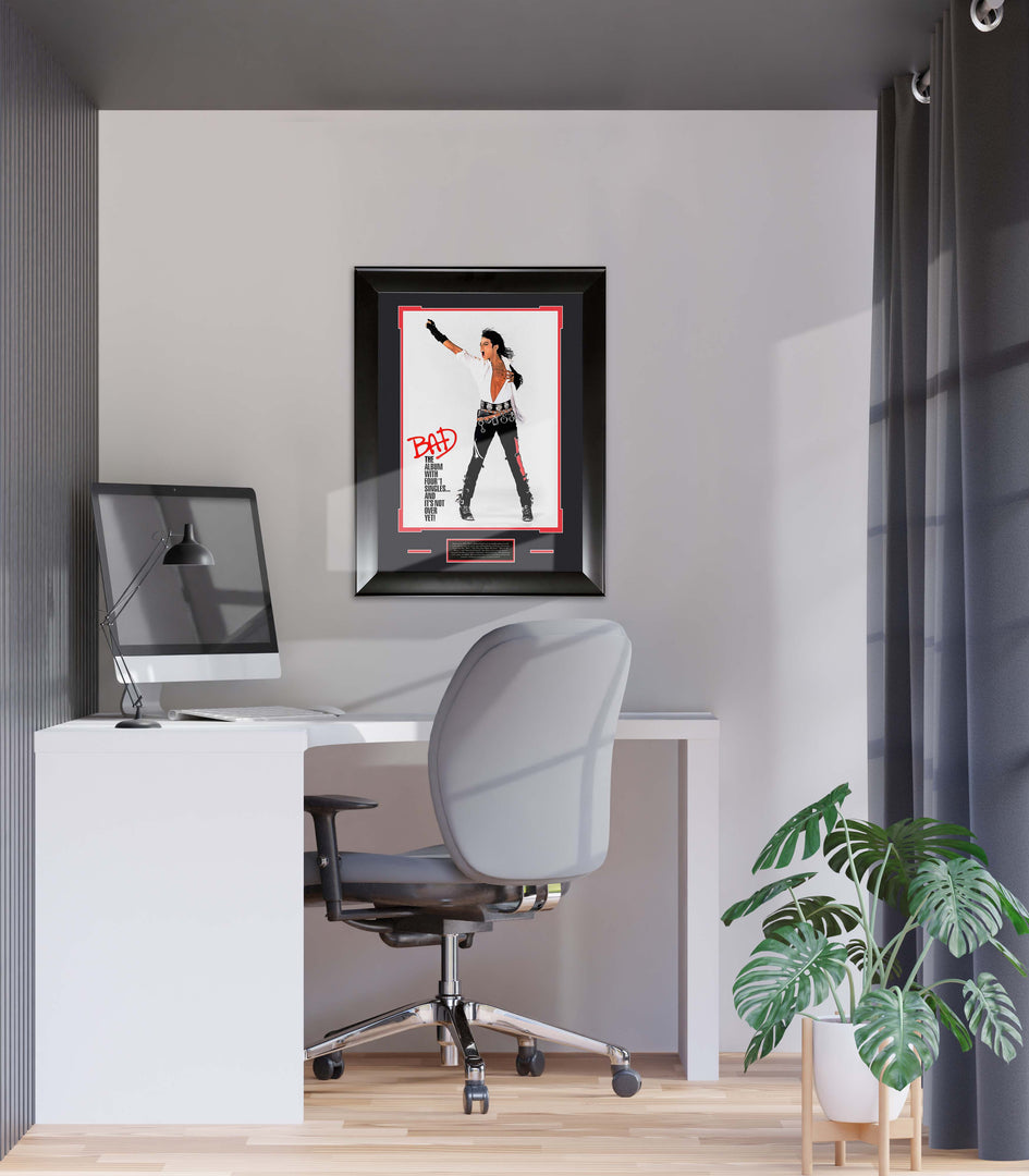 Michael Jackson - Bad - Replica Promotional Poster