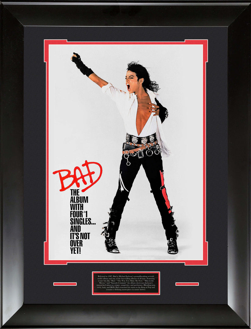 Michael Jackson - Bad - Replica Promotional Poster
