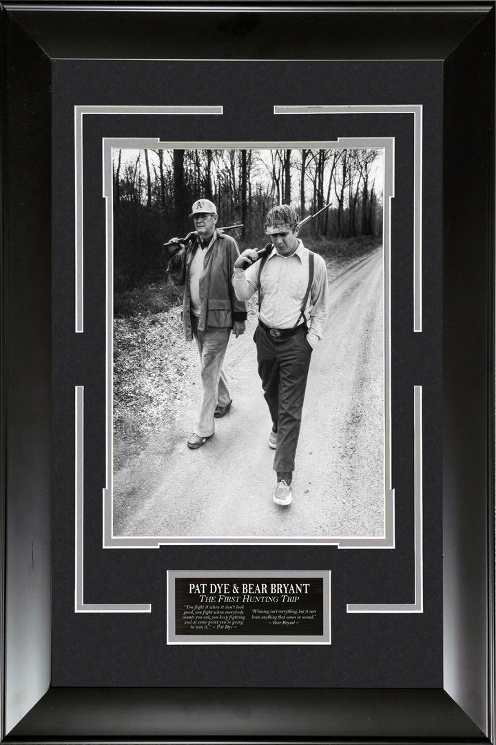 Pat Dye and Bear Bryant on Hunting Trip