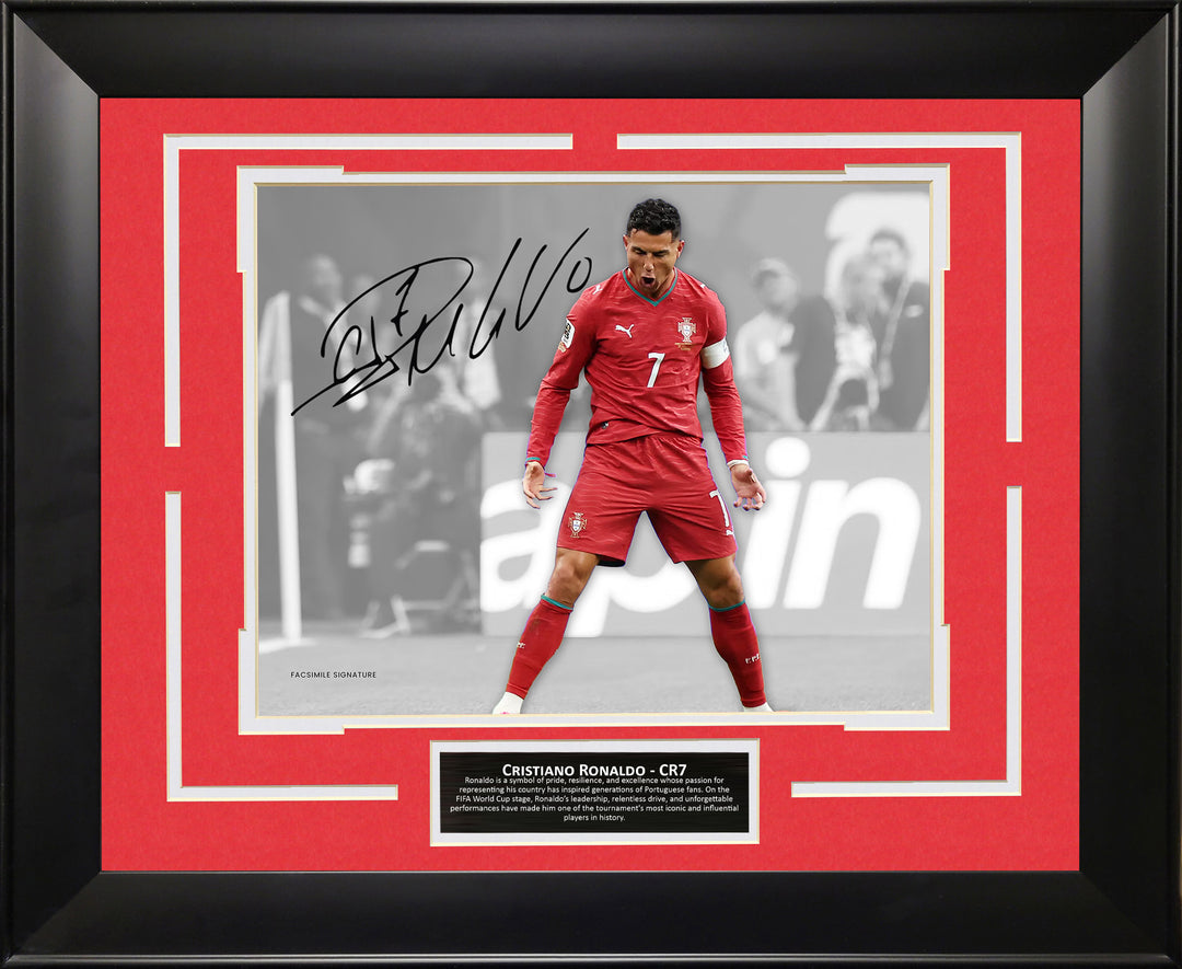 Cristiano Ronaldo - Portugal - 2026 FIFA World Cup - Spotlight with Facsimile Signature