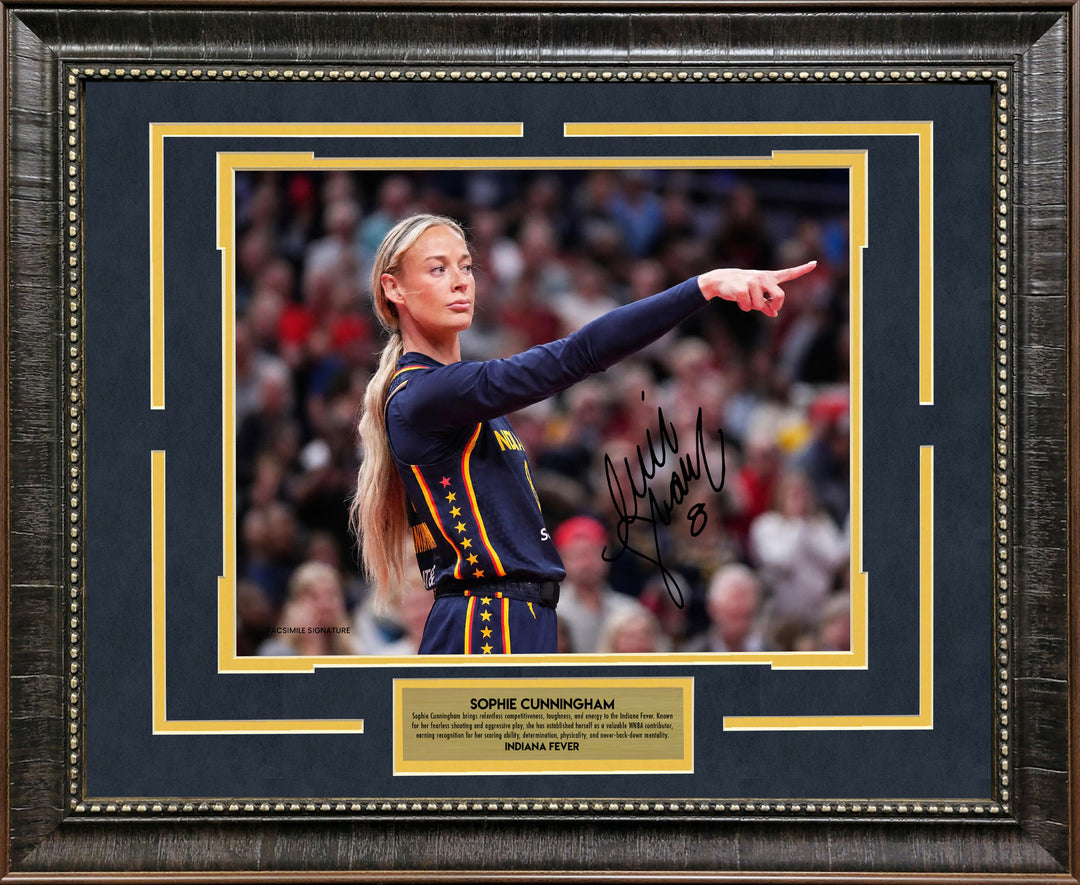 Sophie Cunningham - Indiana Fever with Facsimile Signature