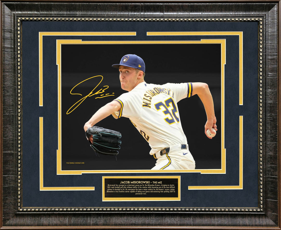 Milwaukee Brewers - Jacob Misiorowski - Spotlight with Facsimile Signature