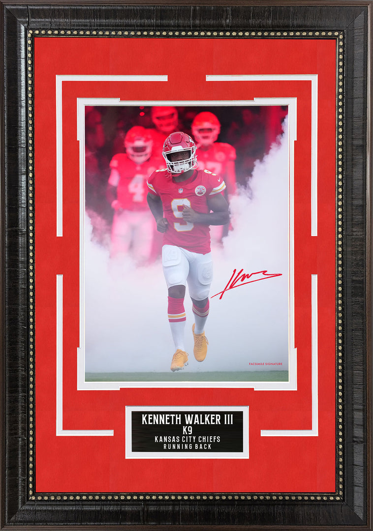 Kenneth Walker III - Kansas City Chiefs with Facsimile Signature