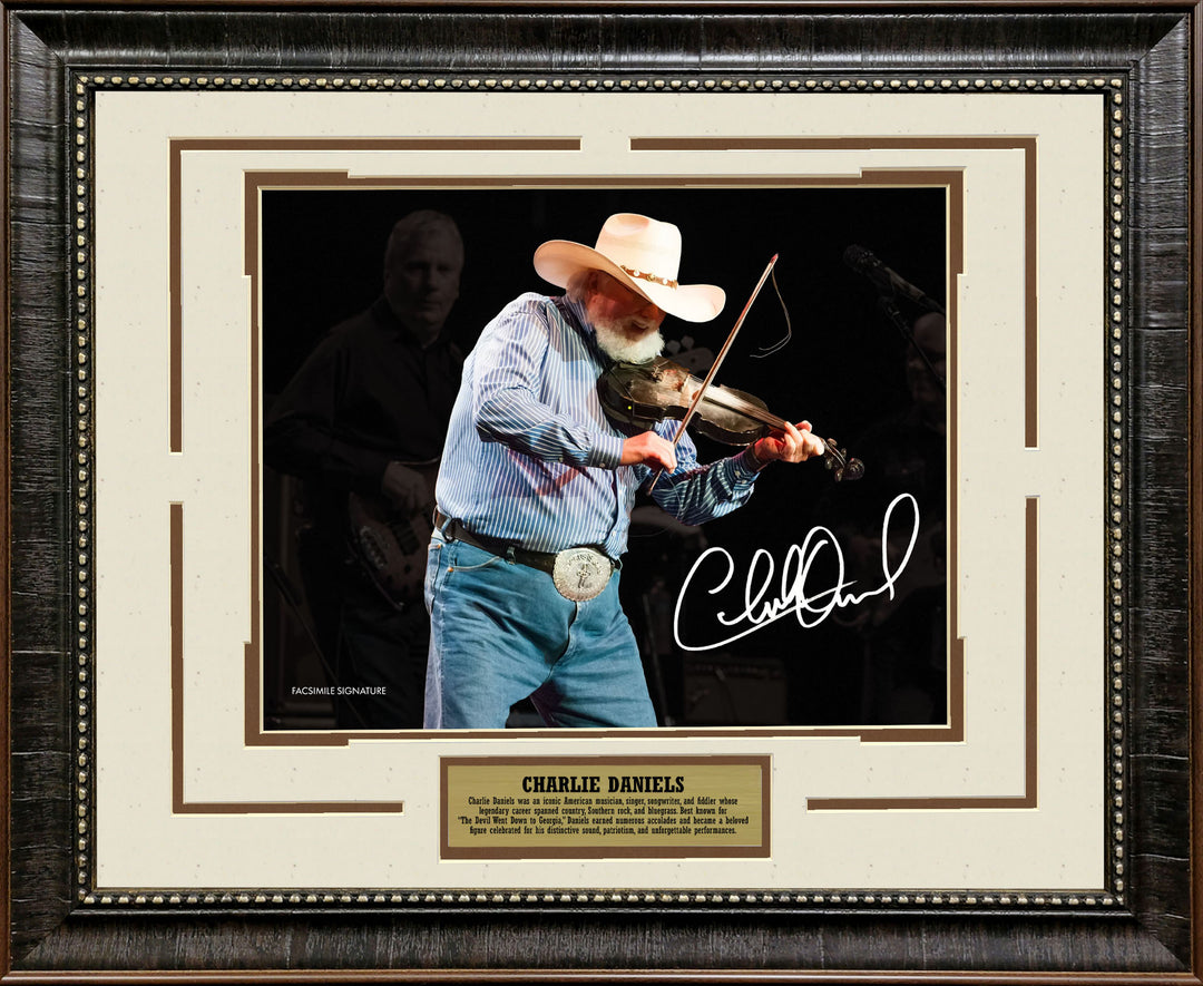 Charlie Daniels - Spotlight with Facsimile Signature