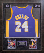 Load image into Gallery viewer, Kobe Bryant - Los Angeles Lakers - Autographed "24" Jersey - Framed