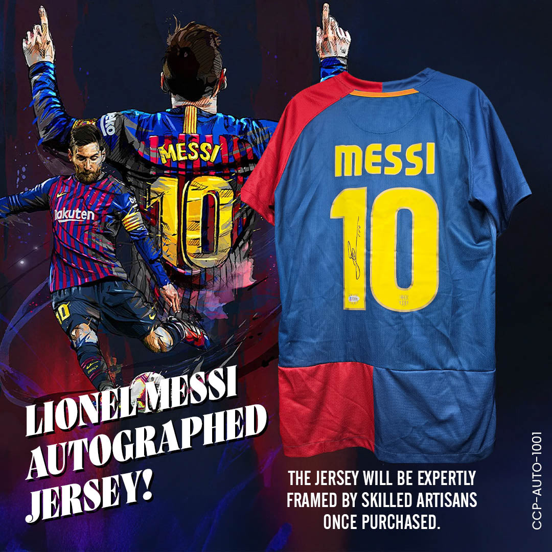 Lionel Messi - Barcelona FC - Autographed Jersey