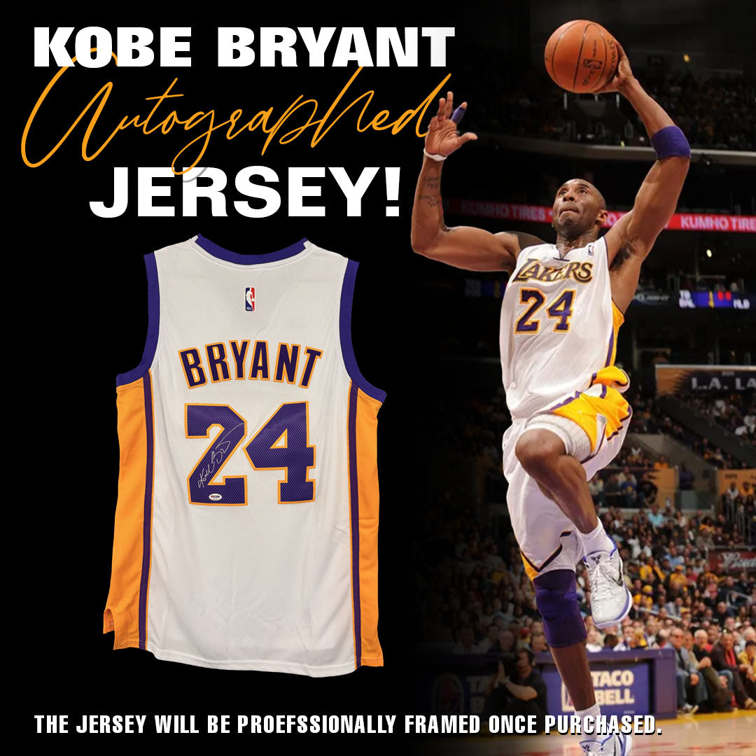 Kobe Bryant - Los Angeles Lakers - Autographed 24 Jersey