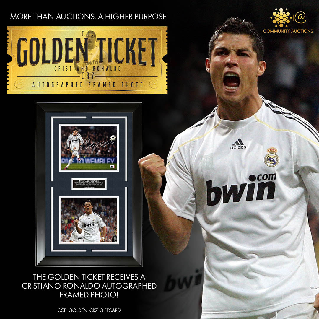 Golden Ticket - Cristiano Ronaldo Autograph