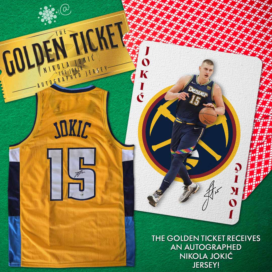 Golden Ticket: "The Joker" Featuring a Nikola Jokic Autographed Jersey