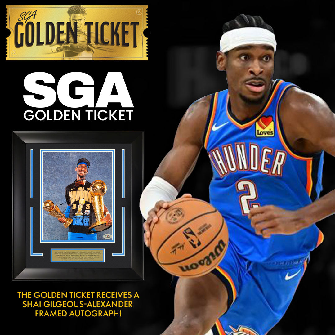 SGA Golden Ticket Featuring a Shai Gilgeous-Alexander Autograph