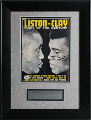 Muhammad Ali Mystery Box Featuring Autographed Framed Liston-Clay 