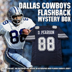 Load image into Gallery viewer, Dallas Cowboys Flashback Mystery Box featuring an Autographed Drew Pearson Cowboys Jersey
