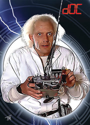 Back to the Future with Dr. Emmett Brown Card