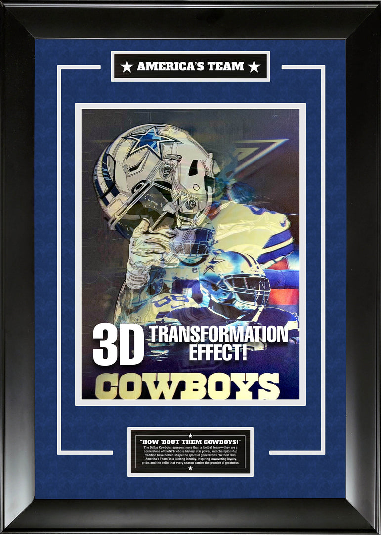Dallas Cowboys - 3D Prism
