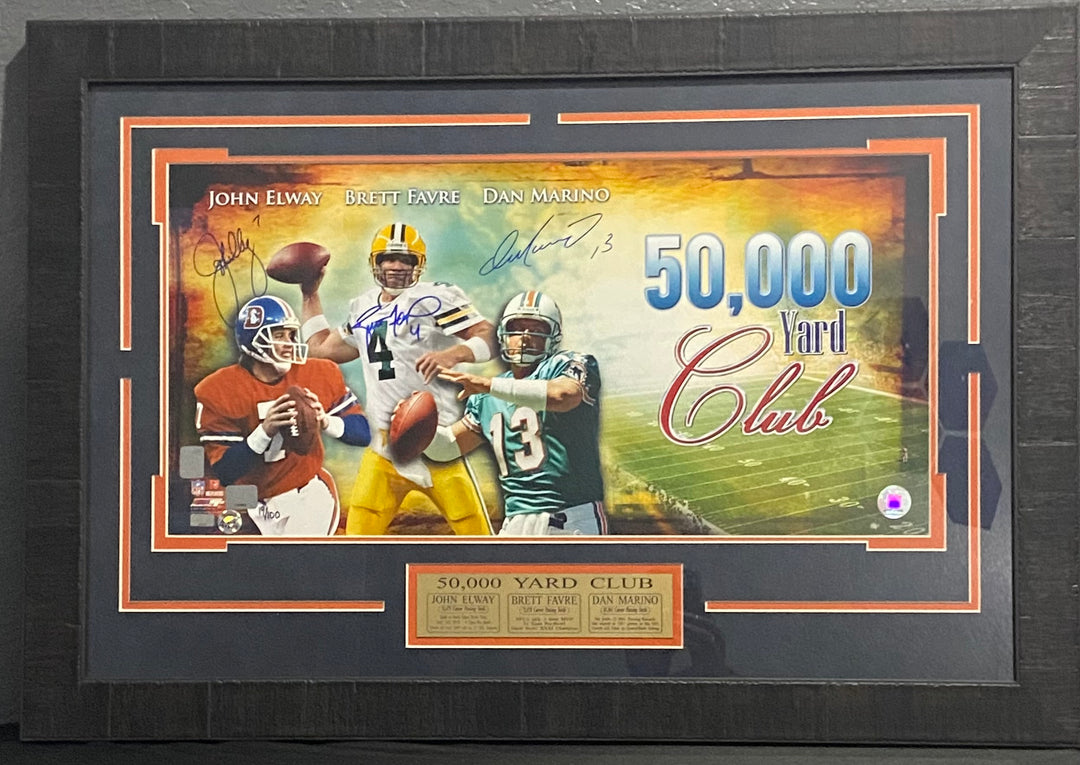 50,000 Yard Club - John Elway, Brett Favre, and Dan Marino