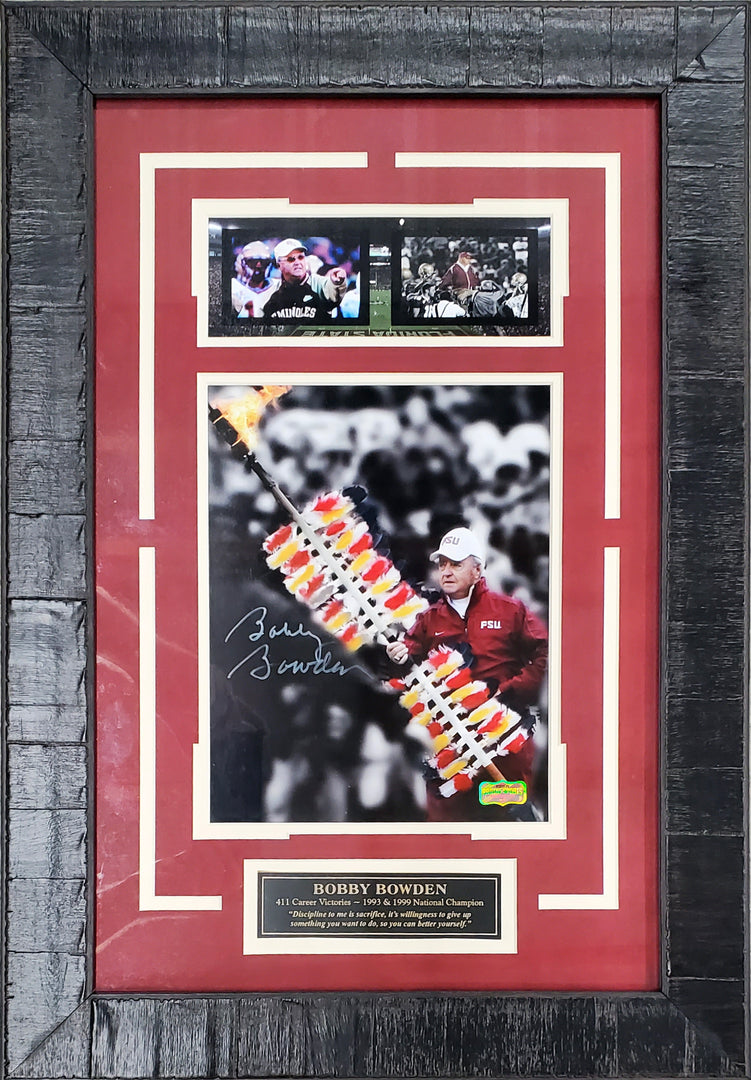 Bobby Bowden - Florida State - Autographed Framed Photo