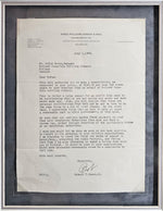 Load image into Gallery viewer, Bobby Jones Signed Letter in Shadowbox