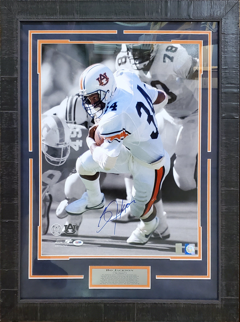 Bo Jackson - Auburn Tigers - Autographed Framed Photo