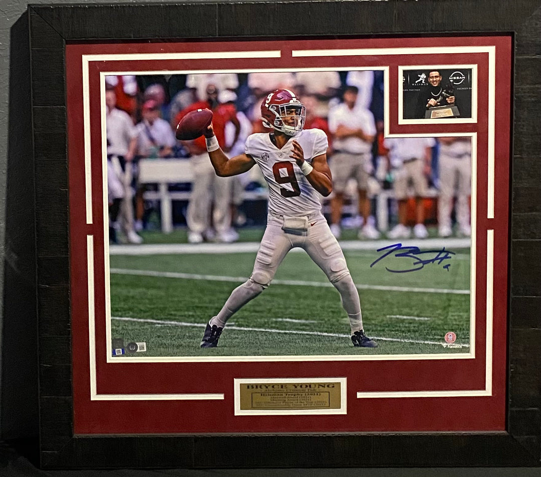 Bryce Young - Alabama - Autographed Framed Photo